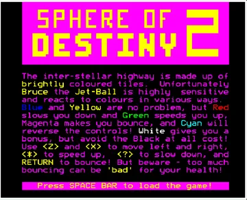 Sphere of Destiny 2 (19xx)(Partis, Gary) screen shot title